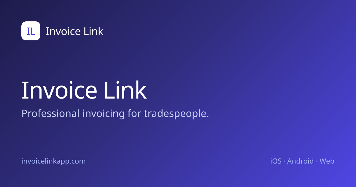 Invoice Link — Get paid the day the job is done